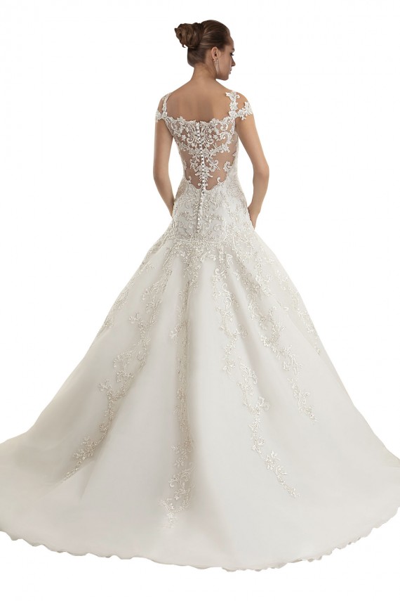 Discount Off the Shoulder Mermaid Lace Tulle Wedding Dress
