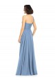 Discount One Shoulder Long Chiffon Bridesmaid Dress with Sweetheart Bodice