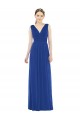 Discount Low Square Back Sleeveless Shirred Skirt Bridesmaid Dress