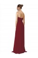 Discount Hand-Ruched Sweetheart Long Chiffon Bridesmaid Dress