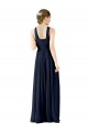 Discount High V-Neck Floor Length Chiffon Bridesmaid Dress