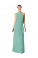 Discount Long Chiffon One Shoulder Full Length Bridesmaid Dress