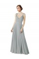 Discount Figure Flattering Chiffon Bridesmaid Dress with Beaded Detail