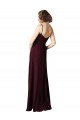 Discount V-Neck Chiffon Bridesmaid Dress with Twist Front Bodice