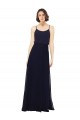 Discount Chiffon Bridesmaids Dress with Scoop Neckline