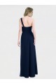 Discount Full Length Long Chiffon Bridesmaid Gown with Sweetheart Neckline