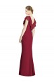 Discount V-Neck V-Back Long Chiffon Bridesmaid Dress