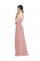 Discount Daped A-Line Chiffon Bridesmaid Dress with Pleated Sweetheart Bodice