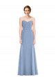 Discount Draped Strapless Sweetheart Trumpet Chiffon Bridesmaid Dress