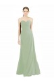 Discount Sweetheart Neckline Draped Floor Length Chiffon Bridesmaid Dress