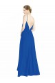 Discount Sleeveless Surplice Chiffon Bridesmaid Dress with Spaghetti Straps