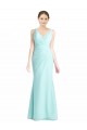 Discount Ruched Bodice Sweetheart Chiffon Bridesmaid Dress with Lace Back