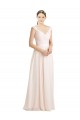 Discount Sweetheart A-Line Chiffon Bridesmaid Dress with Ruched Lace Bodice