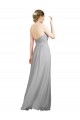 Discount Sweetheart Strapless Draped Long Chiffon Bridesmaid Dress