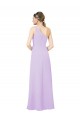 Discount Grecian Inspired Simple One Shoulder Chiffon Formal Bridesmaid Dress with Ruching