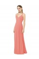 Discount Flirty Chiffon Bridesmaid Dress with Modern Back Detail