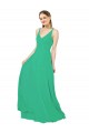 Discount Classic Chiffon Bridesmaid Dress with Lace-Up Back