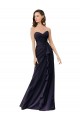 Discount Strapless Chiffon Bridesmaids Dress with Sweetheart Neckline