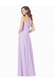 Discount Simple Chiffon Bridesmaid Dress with Pocket