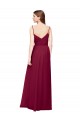 Discount Wrapped Sweetheart Neckline Long Chiffon Bridesmaid Dress 