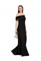 Discount Fit and Flare Long Chiffon Bridesmaid Dress / Prom Dress with Sash and Open Back