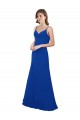 Discount Softly Flared Chiffon Bridesmaid Dress with Sweetheart Neckline
