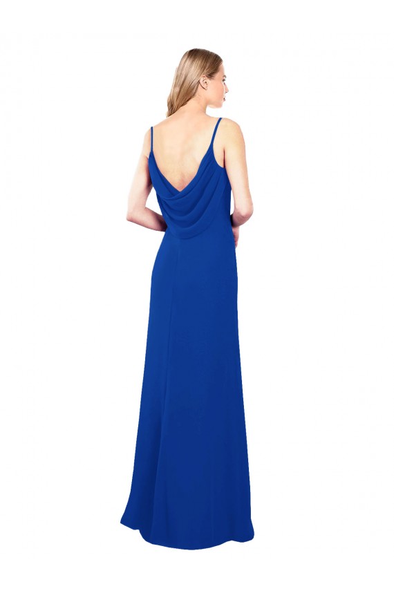 Discount Softly Flared Chiffon Bridesmaid Dress with Sweetheart Neckline
