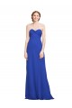 Discount Sweetheart Neckline Chiffon Ruched Bodice Tie Back Bridesmaid Dress