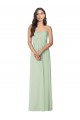 Discount Strapless Sweetheart All-Over Shirring Chiffon Bridesmaid Dress