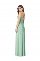 Discount Draped Sweetheart Strapless Long Chiffon Bridesmaid Dress