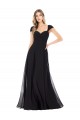 Discount Sweetheart Cap Sleeves Chiffon Bridesmaid Dress