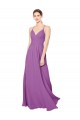 Discount Braided Straps Cross Back Sweetheart Chiffon Bridesmaid Dress