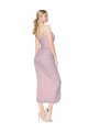 Discount Short Knee Length Chiffon Wrap Bridesmaid Dress / Cocktail Prom Dress with Straps