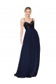 Discount Sweetheart High Neck Sequin Top Long Chiffon Bridesmaid Dress / Prom Dress