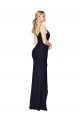 Discount Draped Spaghetti Straps Long Chiffon Mermaid Bridesmaid Dress / Formal Prom Dress