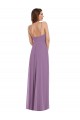 Discount Wrap Bodice Maxi Bridesmaid Dress with Front Slit
