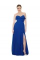 Discount Ruffled Chiffon Strapless Bridesmaid Dress