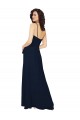 Discount Ruffled Skirt Low Back Long Chiffon Bridesmaid Dress