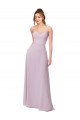 Discount Sweetheart Tie-Back Chiffon Bridesmaid Dress