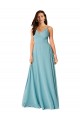 Discount Draped Empire V-Neck Chiffon Bridesmaid Dress