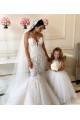 Discount Ivory Ball Gown Chapel Train Sleeveless Flower Girl Dress