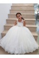 Discount Ivory Ball Gown Floor Length Flower Girl Dress
