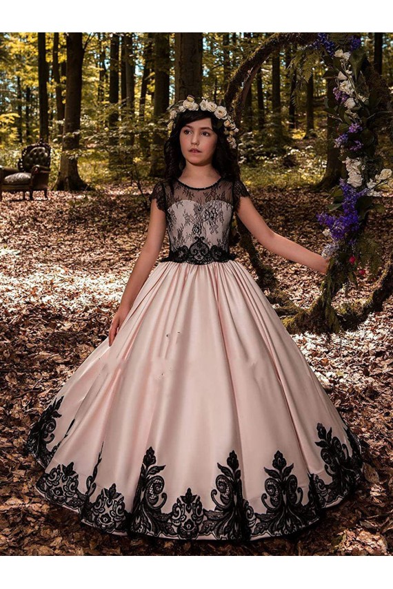 Discount Ivory Ball Gown Sweetheart Neck Sleeveless Flower Girl Dress