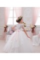 Discount Ivory Ball Gown Sweetheart Sleeveless Long Flower Girl Dress