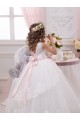 Discount Ivory Ball Gown Sweetheart V-Back Sleeveless Flower Girl Dress