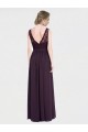 Discount V-Neck Bridesmaid Dress with Corded Lace Bodice