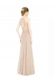 Discount High Halter Neck Illusion Lace Bridesmaid Dress / Prom Dress with Chiffon Skirt and Keyhole Back