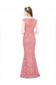 Discount Sweetheart Mermaid Long Lace Bridesmaid Dress / Prom Dress with Wide Straps
