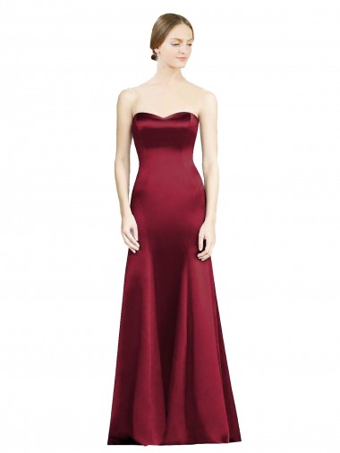 Discount Sweetheart Neckline Bridemaid Dress with Hips Seamed Detail