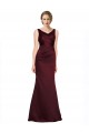 Discount Figure Shaping Formal Satin Bridesmaid Dress / Prom Dress with Structured Pleats